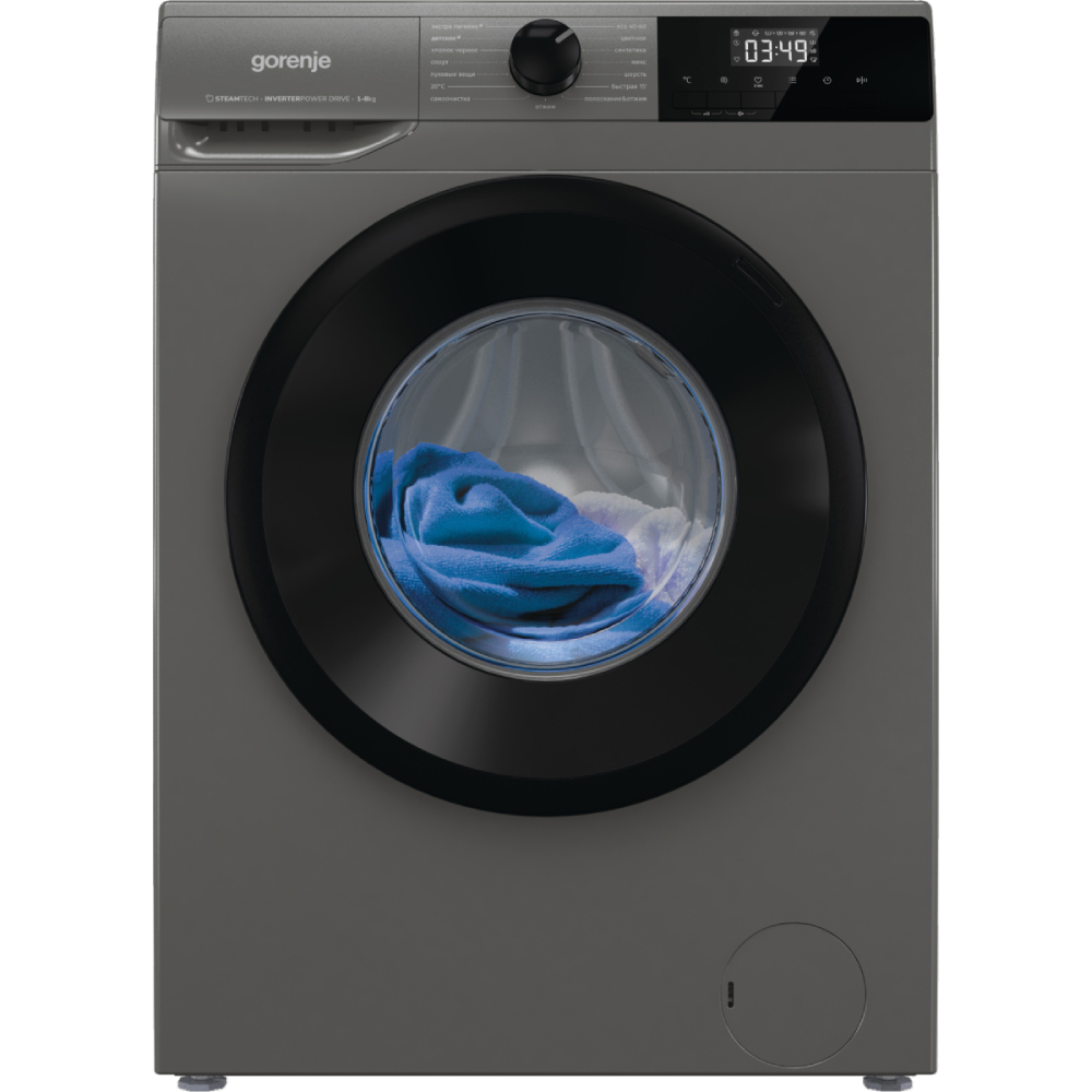 Комплект Стиральная машина Gorenje WNHPI84AS/AR + Сушильная машина Gorenje D2HNE82/C - фото 10 | sulpak.kg Комплект Стиральная машина Gorenje WNHPI84AS/AR + Сушильная машина Gorenje D2HNE82/C - фото 10