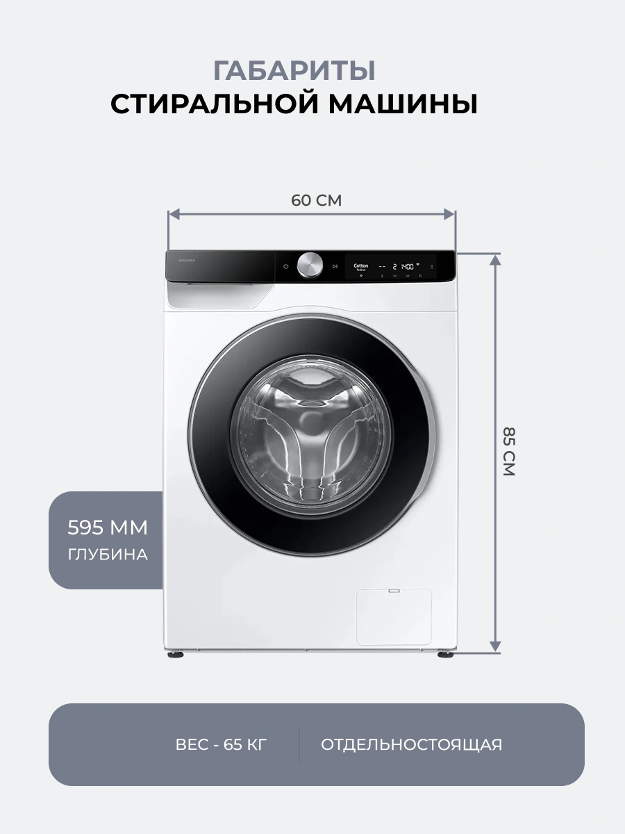 Стиральная машина Samsung WW90DG6U94LKLD - фото 10