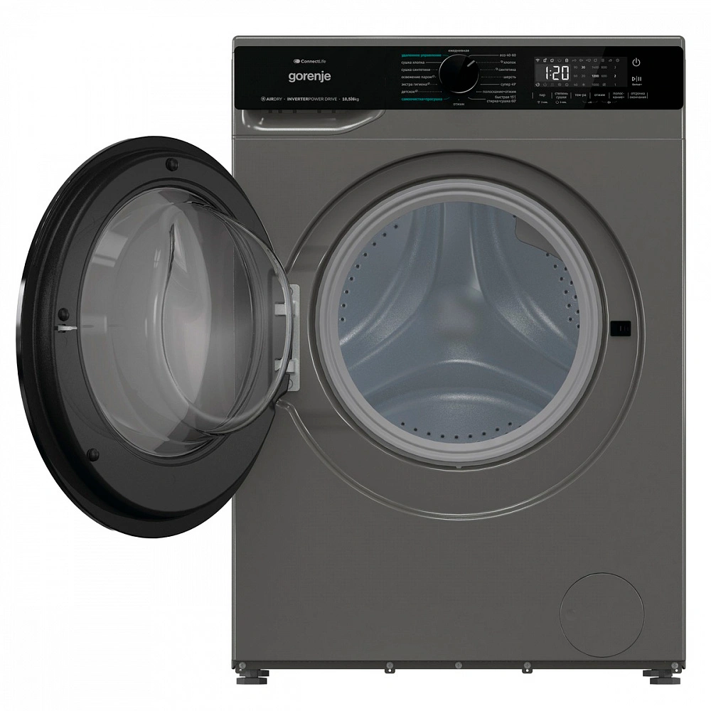 Gorenje кептіргіш кір жуғыш машина WD2PA1X64A2DGW/C - фото 3