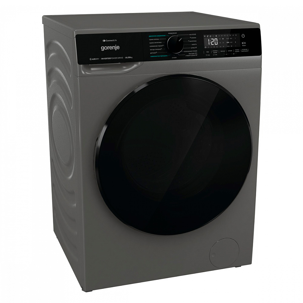 Стиральная машина с сушкой Gorenje WD2PA1X64A2DGW/C - фото 2 | sulpak.kg Стиральная машина с сушкой Gorenje WD2PA1X64A2DGW/C - фото 2