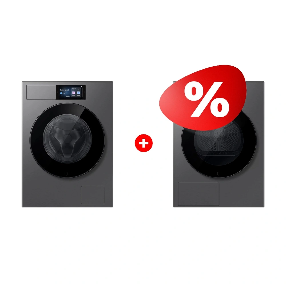 Комплект Samsung WF90H11C4SLD + Samsung DV90H10G3SLD 