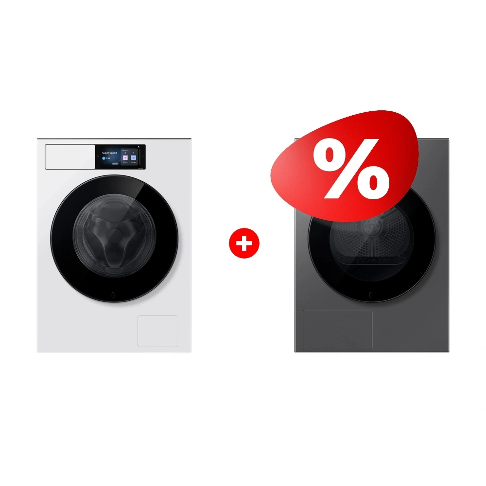 Комплект Samsung WF90H11C4WLD + Samsung DV90H10G3SLD 