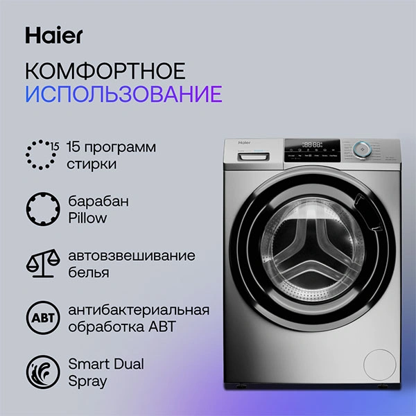 Кір жуғыш машина Haier HW60-BP12929AS - фото 7