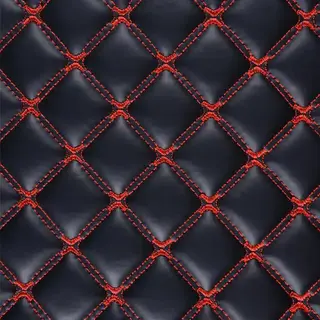 Коврики Kristall-auto Toyota Camry 70 2017-2019 черный / красный