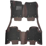 Коврики Kristall-auto Toyota Highlander 2007-2014 черный / красный - фото 3