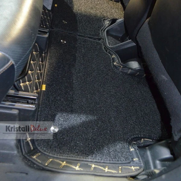 Коврики Kristall-auto Toyota Highlander 2007-2014 черный / бежевый - фото 2