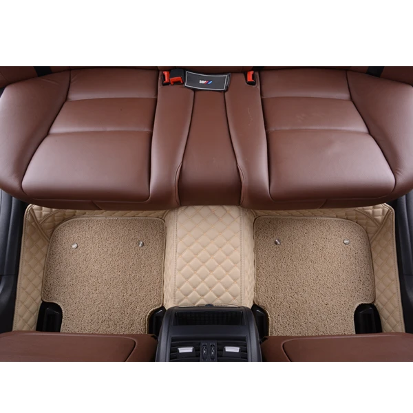 Коврики Kristall-auto Toyota Highlander 2007-2014 5-7 мест (без 3 ряда сидений) Бежевый - фото 3