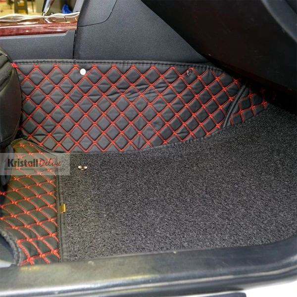 Коврики Kristall-auto Toyota Rav-4  2013-2018 Черный/красный