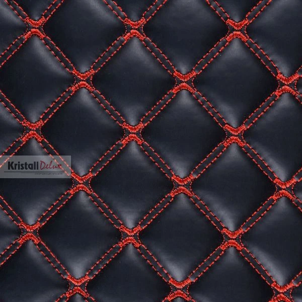 Коврики Kristall-auto Toyota Rav-4  2013-2018 Черный/красный - фото 5