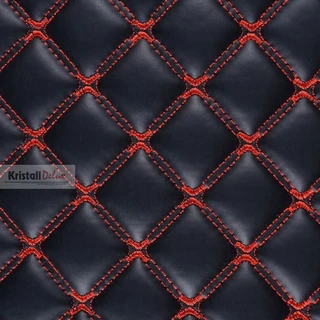 Коврики Kristall-auto Toyota Rav-4  2013-2018 Черный/красный - фото 5