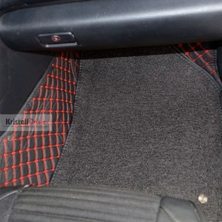 Коврики Kristall-auto Toyota Rav-4  2013-2018 Черный/красный - фото 4