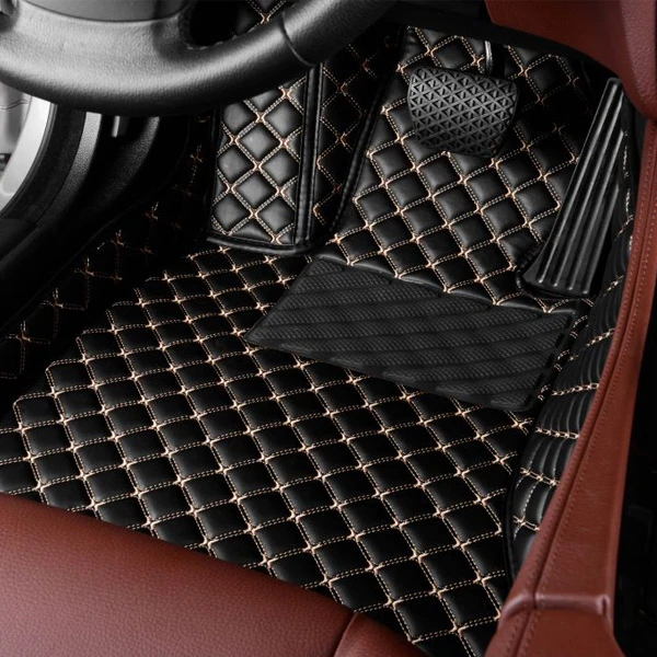 Коврики Kristall-auto Toyota Rav-4  2013-2018 черный / бежевый - фото 4