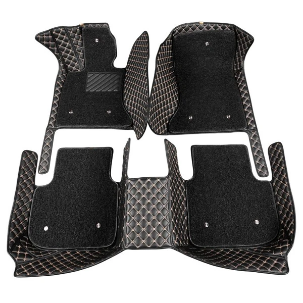 Коврики Kristall-auto Toyota Rav-4  2013-2018 черный / бежевый