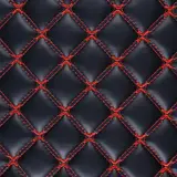 Коврики Kristall-auto Hyundai Elantra 2015-2020  черный / красный - фото 6