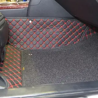 Коврики Kristall-auto Hyundai Tucson 2015-2019 черный / красный