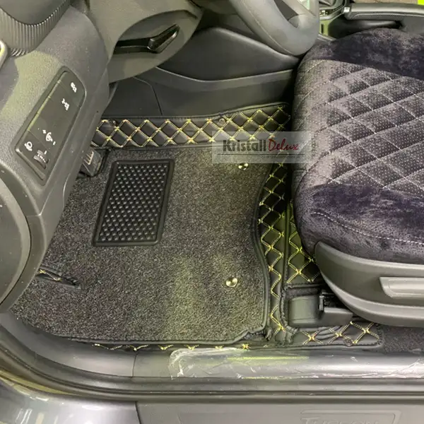 Коврики Kristall-auto Hyundai Tucson 2015-2019 черный/бежевый - фото 5