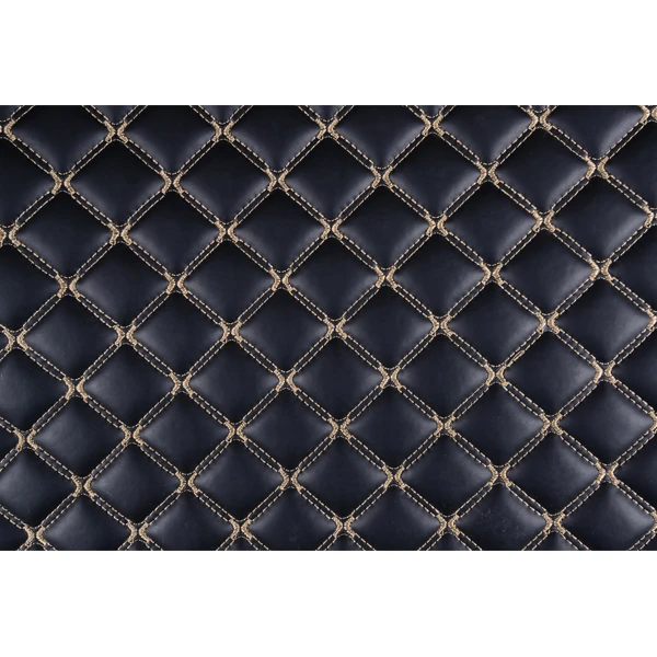 Коврики Kristall-auto Kia Sorento Prime 2015-2019 черный/бежевый - фото 2