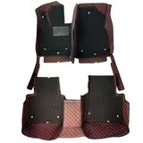 Коврики Kristall-auto Volkswagen Touareg 2002-2010 черный/красный