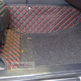 Коврики Kristall-auto Toyota Camry 50 2011-2017 черный / красный - фото 2