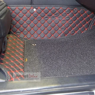 Коврики Kristall-auto Toyota Camry 50 2011-2017 черный / красный