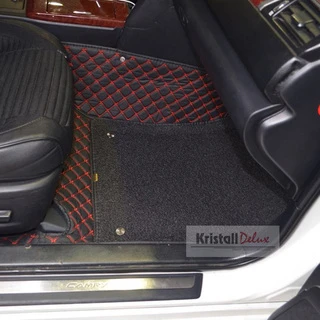 Коврики Kristall-auto Toyota Camry 50 2011-2017 черный / красный