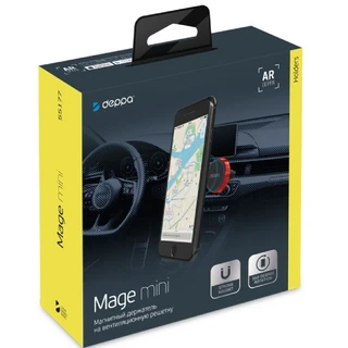 Держатель магнит Deppa Mage Mini красный