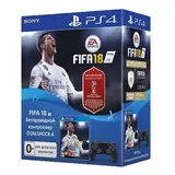 Джойстик PlayStation Dualshock 4, игра FIFA 18