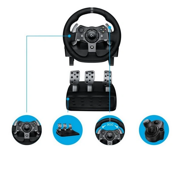 Игровой руль Logitech G920 941-000123 - фото 10