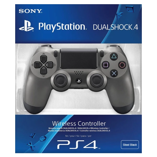 Игровой комплект PlayStation джойстик PS4 Dualshock Cont Steel Black v2 + игра Fifa21 - фото 6