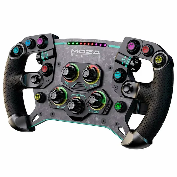 Съемное рулевое колесо MOZA GS V2P Steering Wheel (Leather) RS056 - фото 3