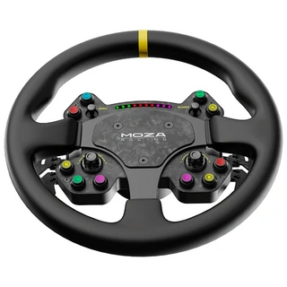 Съемное рулевое колесо MOZA RS V2 Steering Wheel Leather RS25 - фото 3