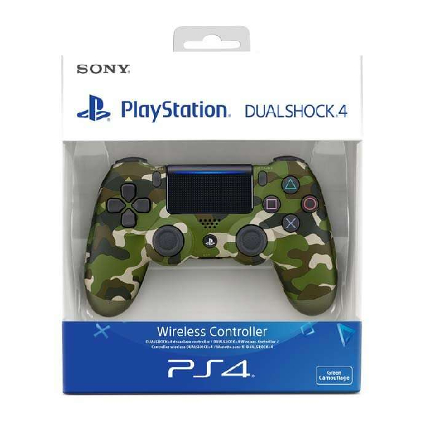PlayStation 4 консоліне арналған контроллер DualShock Cont Green Cammo CUH-ZCT2E