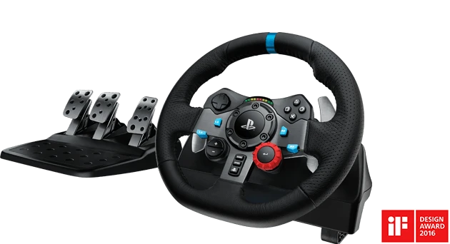 Руль для игровых консолей Logitech Driving Force Racing Wheel для PS4,PS3,PC - фото 4