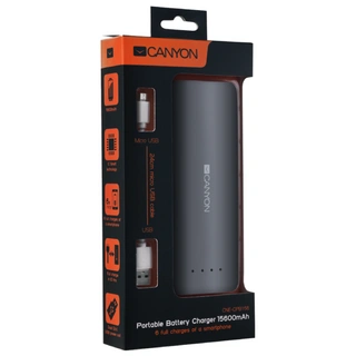 Power bank Canyon CNE-CPB156DG 15600mAh Dark Grey