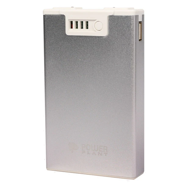 Power Bank PowerPlant PB-LA9256, 13000mAh, серебристый