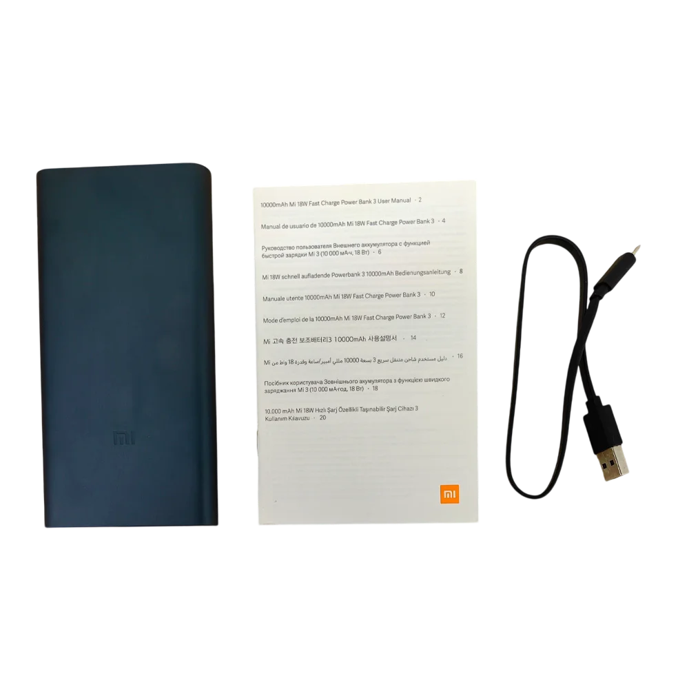Power bank Xiaomi 3 10000mAh Black - фото 3