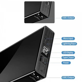 Power bank Remax RPP-128 Janlon Series 20000mAh Black