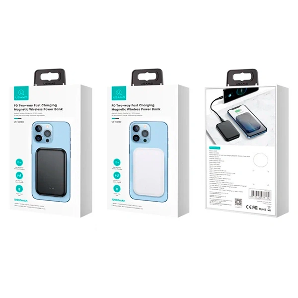 Портативная зарядка Usams US-CD180 PB66 PD 10000mAh Black - фото 5