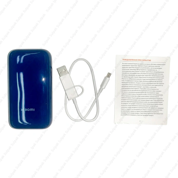 Power Bank Xiaomi 33W Pocket Edition Pro 10000mAh (BHR5785GL) Midnight Blue - фото 4