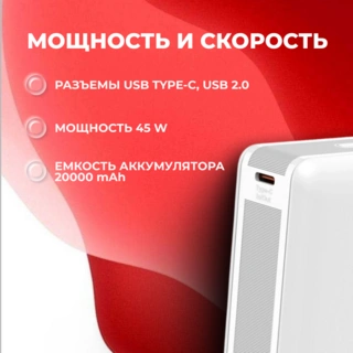 Power Bank ARG 20000mAh White (ARG20000TW20) - фото 4
