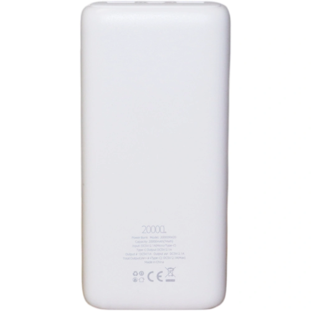 Acron қуат банкі 20000XW20 20000mAh White - фото 5