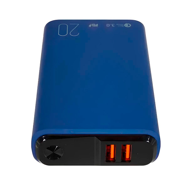 Power Bank Olmio QS-20 20000mAh Blue - фото 3