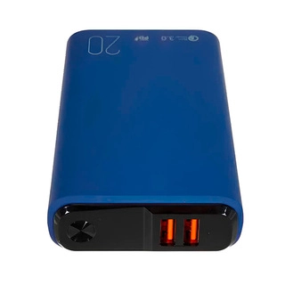 Power Bank Olmio QS-20 20000mAh Blue - фото 3