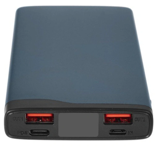Power Bank Olmio QL-10 10000mAh Blue - фото 2