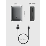 Power-Bank Aukey Spark Mini 30Вт 10000 мАч Grey PB-Y55 - фото 3