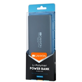 Power bank Canyon CNS-TPBP10DG 10000mAh Grey