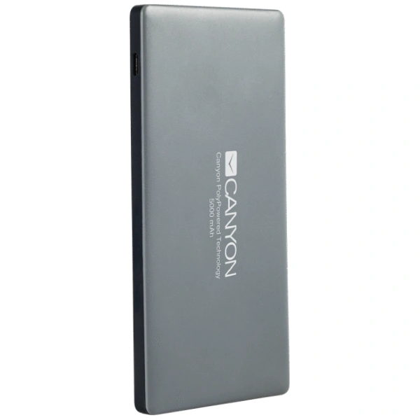 Power bank Canyon CNS-TPBP5DG 5000mAh Silver - фото 3