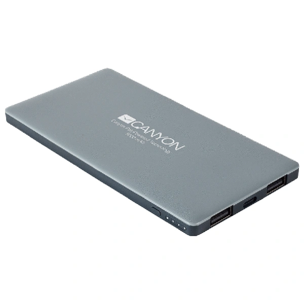 Power bank Canyon CNS-TPBP5DG 5000mAh Silver - фото 2