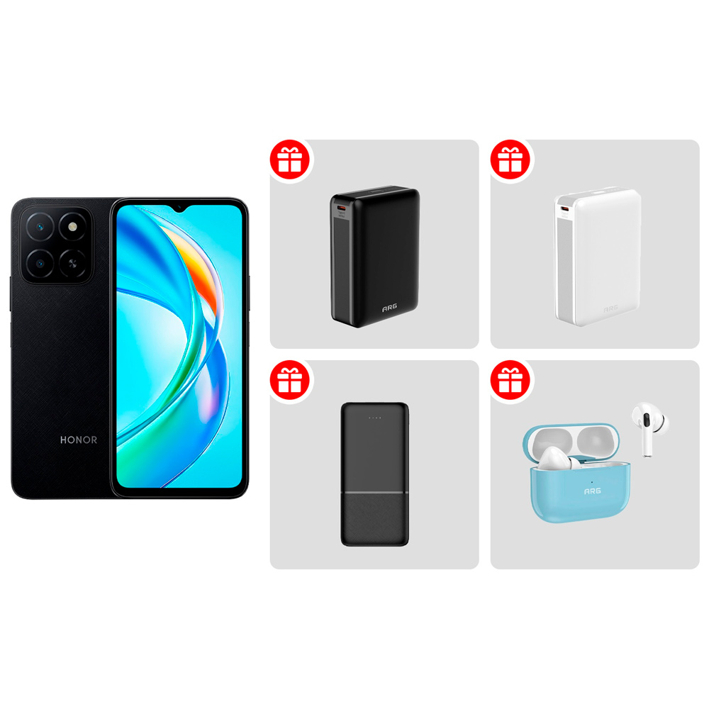 Комплект Power Bank ARG 20000mAh Black (ARG20000TB20) + подарочный комплект