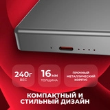 Power Bank ARG 10000mAh Gray Wireless ARGWG10 - фото 3